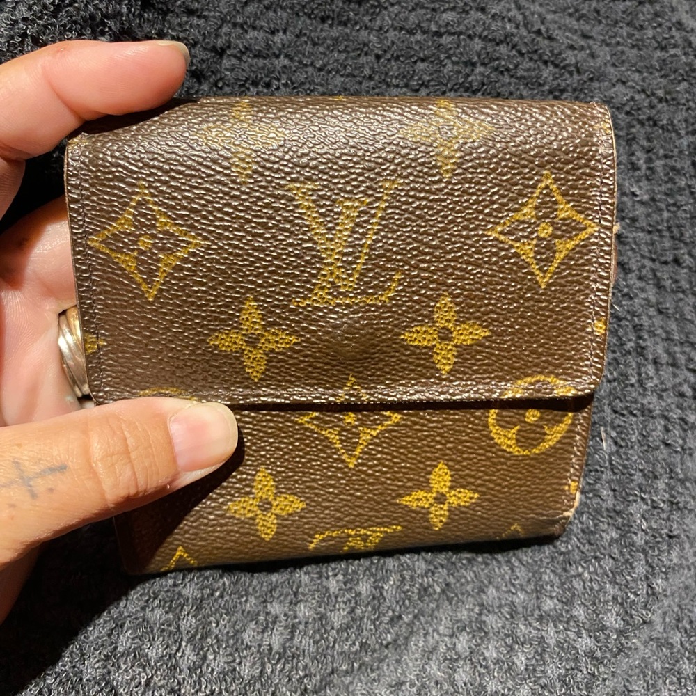 Louis Vuitton Brown Monogram Wallet Compact Design